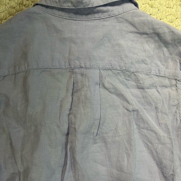 Uniqlo Lilac Linen Top - Picture 4 of 4